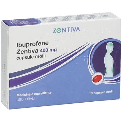 Ibuprofene Zentiva 400mg 10 capsule molli