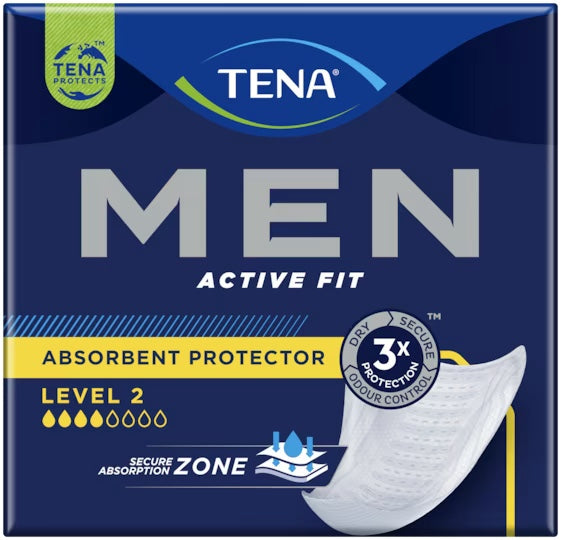 Men Active Fit Livello 2 Assorbenti per Incontinenza 10 pezzi