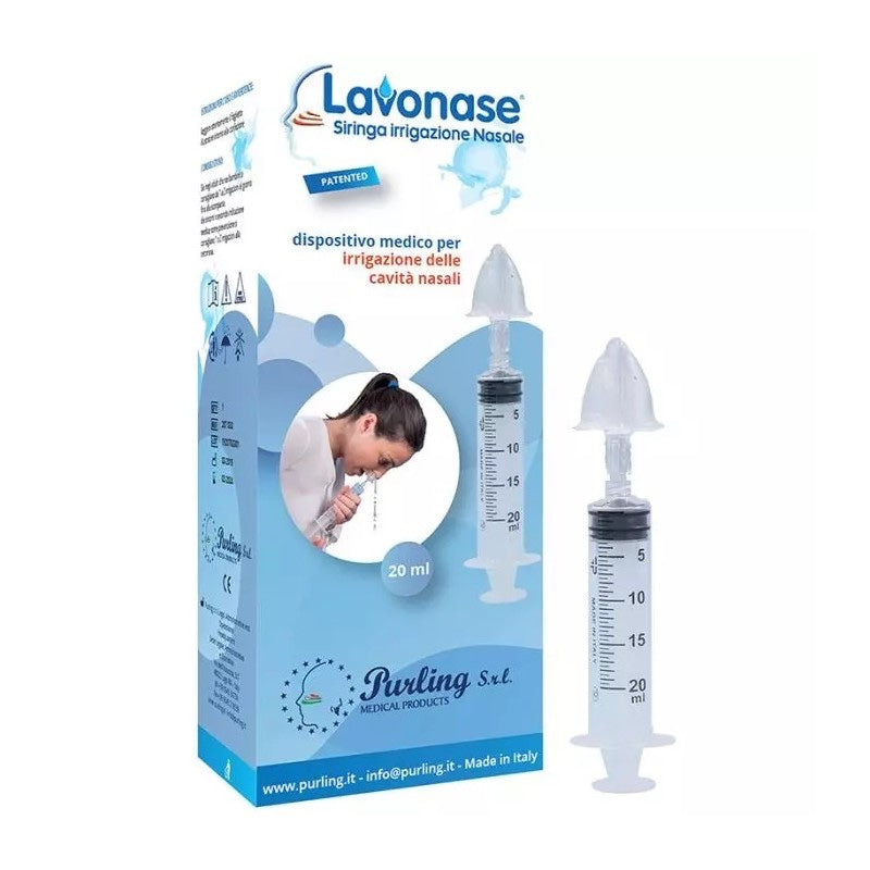 Lavonase Siringa per Irrigazione Nasale