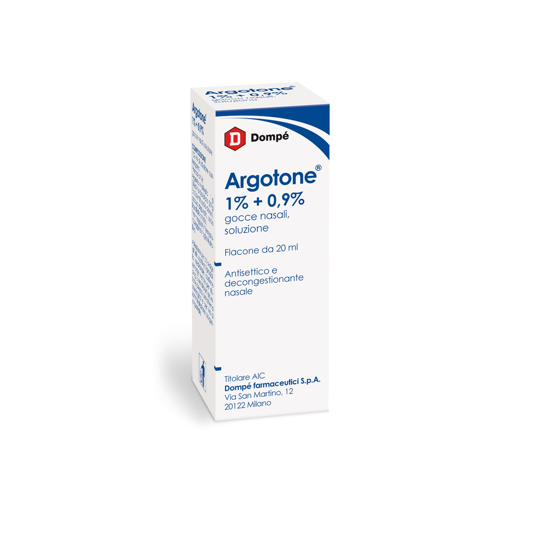 Argotone 1%+0,9% Gocce Nasali Soluzione 20ml