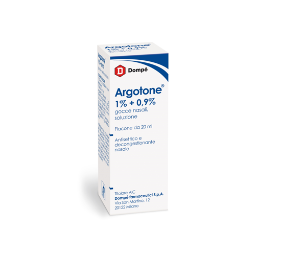 Argotone 1%+0,9% gocce Nasali Soluzione 20ml