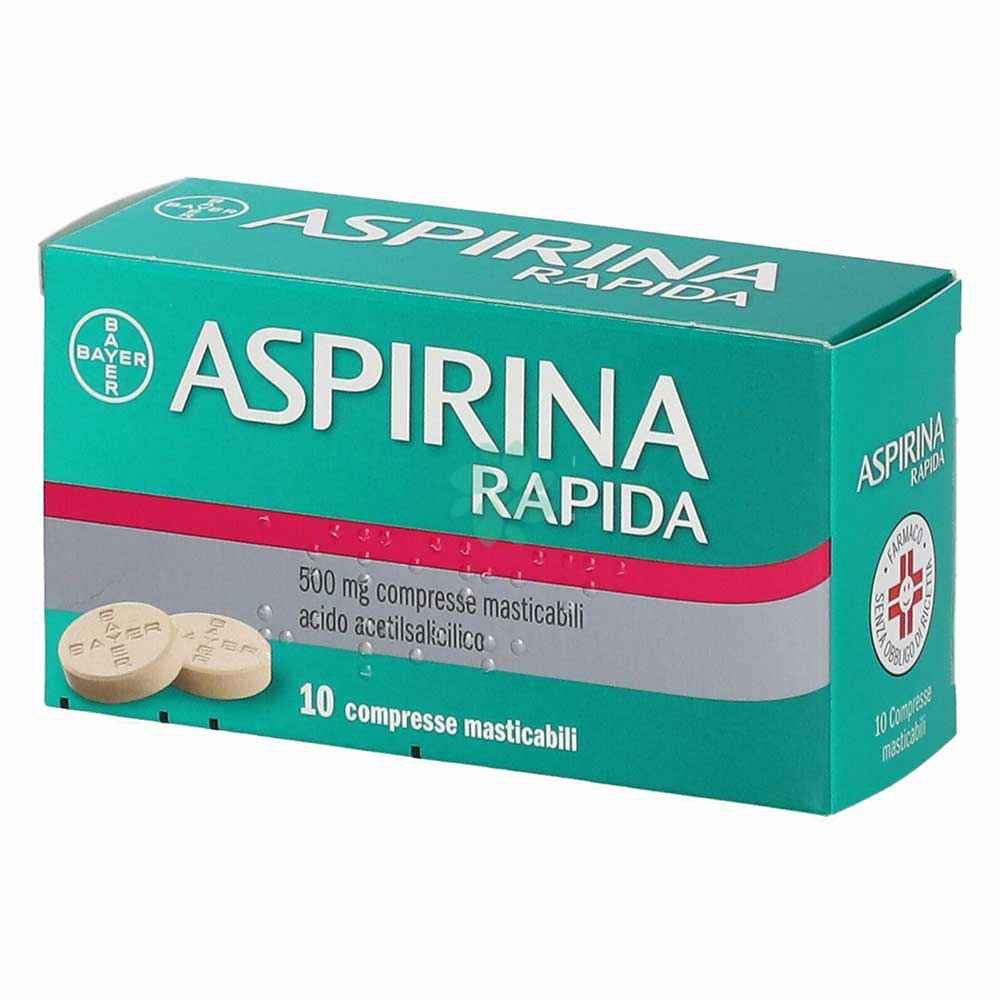 Aspirina Rapida 500mg 10 compresse masticabili
