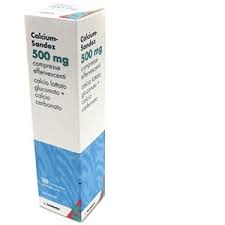 Calcium Sandoz 500mg 20 compresse effervescenti