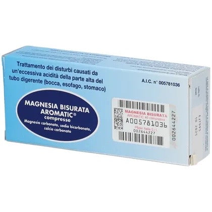 Magnesia Bisurata Aromatic 40 compresse