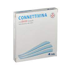 Connettivina 2mg Garze Impregnate 10x10 10 pezzi