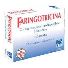 Faringotricina 2,5mg 20 compresse Orodispersibili