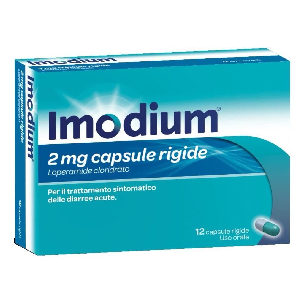 Imodium 2mg 12 capsule rigide