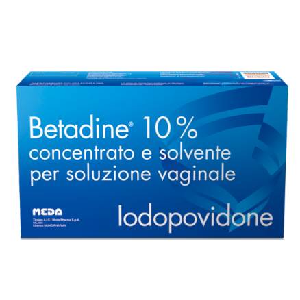 Betadine 10% Soluzione Vaginale 5 flaconi con Cannule