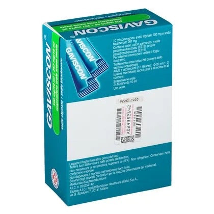 Gaviscon 500mg+267mg Sospensione Orale 24 bustine