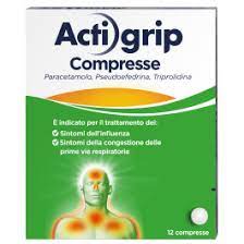 Actigrip 2,5+60+500mg 12 compresse