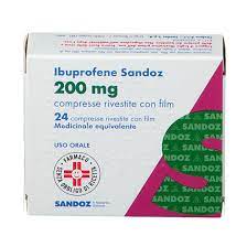 Ibuprofene Sandoz 200mg 24 compresse rivestite