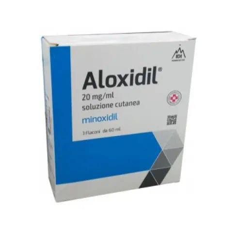 Aloxidil 20mg/ml Soluzione Cutanea 3 flaconi da 60ml