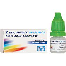 Levoreact Oftalmico 0,5mg Collirio 4ml