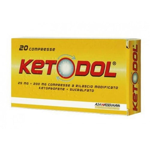 Ketodol 25+200mg 20 compresse