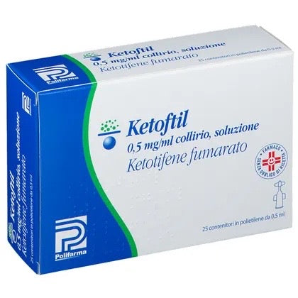 Ketoftil 0,5mg/ml Collirio 25 flaconcini monodose