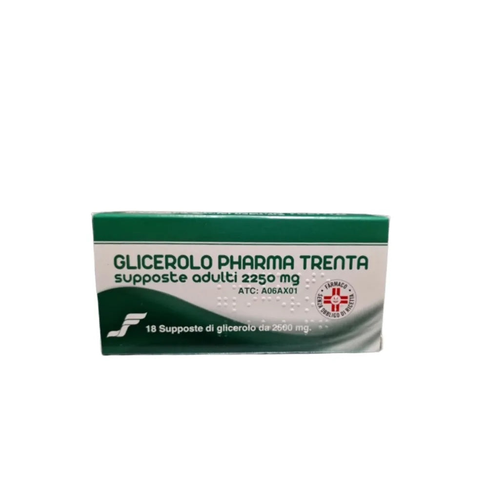 Glicerolo Pharma Trenta 2250mg 18 supposte