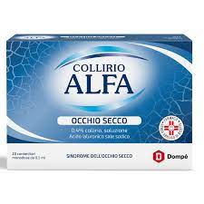 Collirio Alfa Occhi Secchi 20 flaconcini