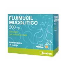 Fluimucil Mucolitico 200mg Granulato per Soluzione Orale 30 bustine