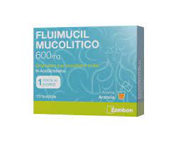 Fluimucil Mucolitico 600mg Granulato per Soluzione Orale 10 bustine