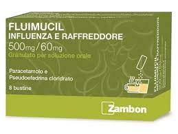Fluimucil Influenza e Raffreddore 8 bustine