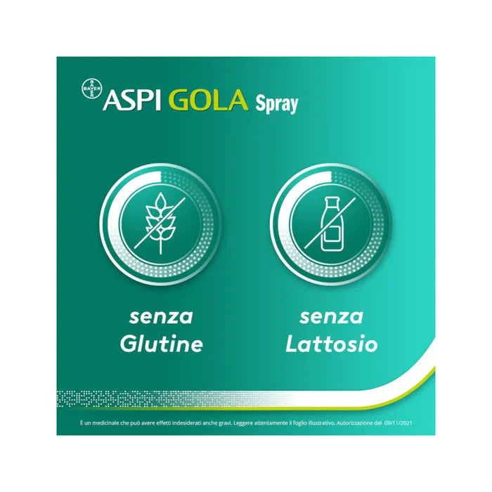 Aspi Gola 0,25% Soluzione Orale Spray 15ml