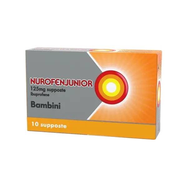 Nurofenjunior 125mg 10 supposte