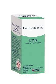 Flurbiprofene Pensa 0,25% Spray Mucosa Orale 15ml