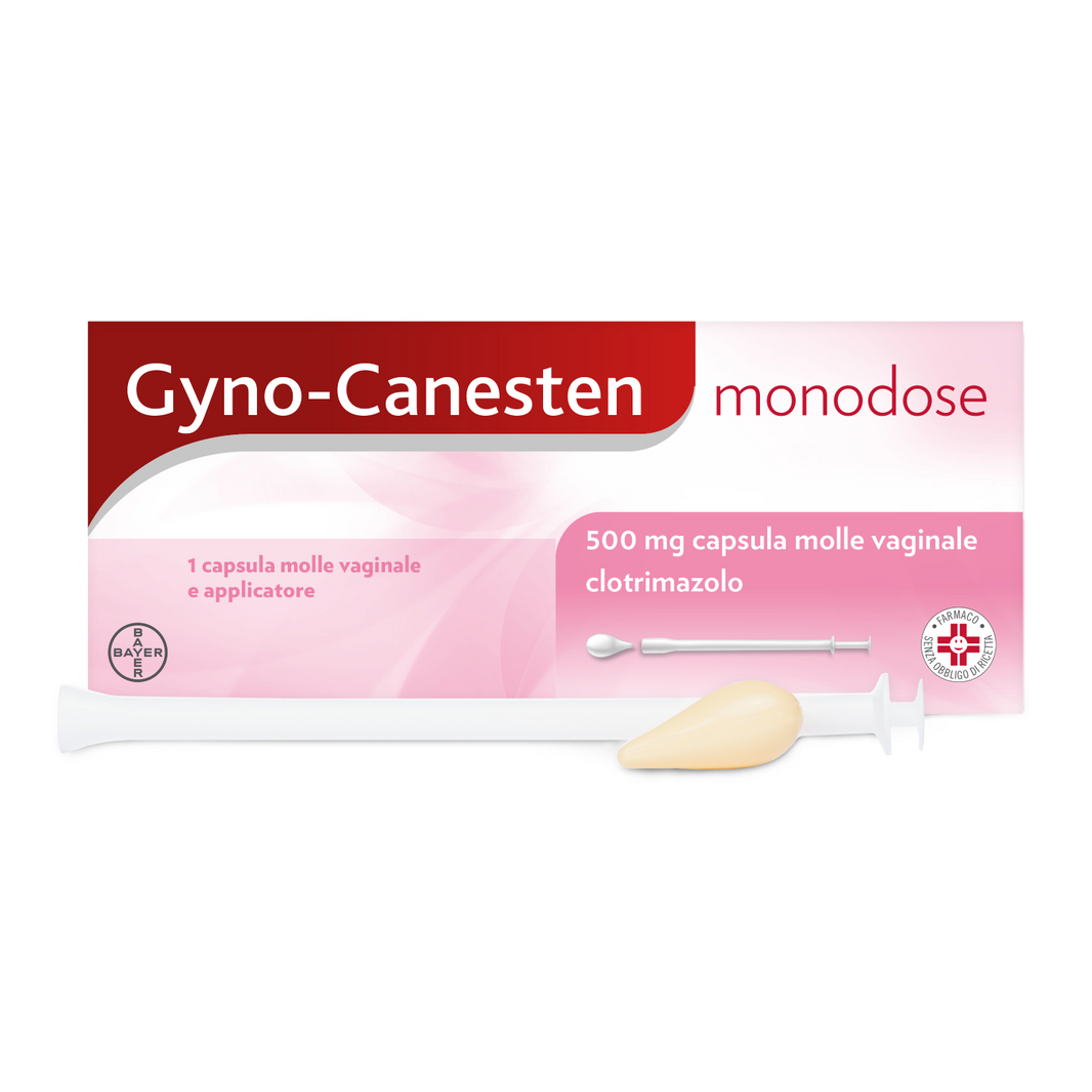 Gyno-Canesten monodose 500mg 1 Capsula Molle Vaginale