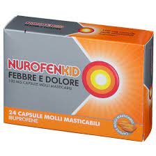 Nurofenkid Febbre e Dolore 100mg 24 capsule