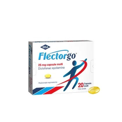 Flectorgo Antidolorifico 25mg 20 capsule