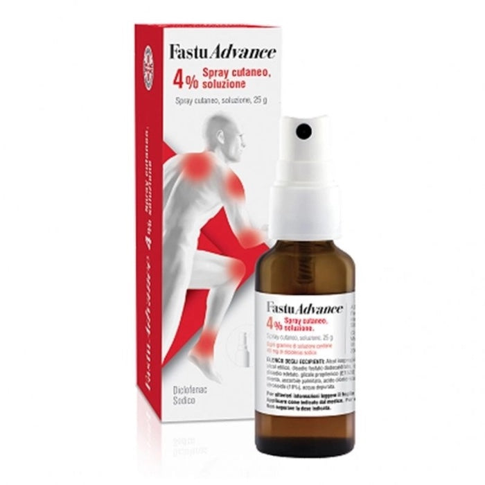 Fastuadvance 4% Spray Cutaneo Soluzione 25g