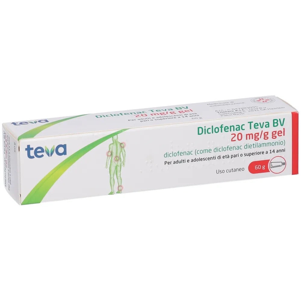 Diclofenac Teva 2% Gel 60g