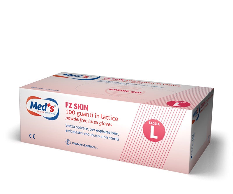 FZ Skin Guanti in lattice senza polvere 100 pezzi