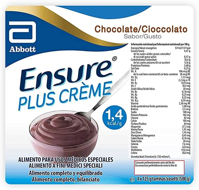 Ensure Plus Crema e Cioccolato 4x125g