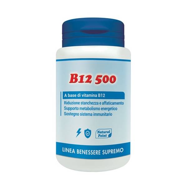 B12 500 Cianocobalamina 100 capsule vegetali