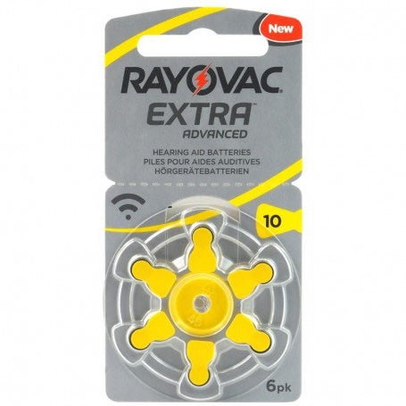Rayovac Extra Advanced Batterie per Apparecchi Acustici 6 pezzi