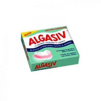 Algasiv 15 Cuscinetti Adesivi per Protesi Dentaria Superiore