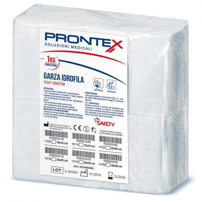 Compresse Non Sterili di garza di cotone 1kg