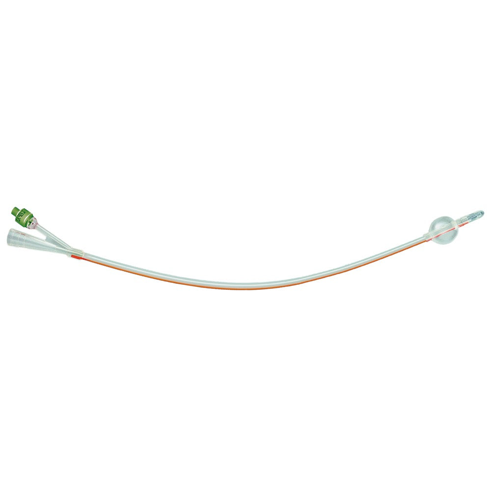 Catetere Foley 2 vie in Silicone senza scanalature