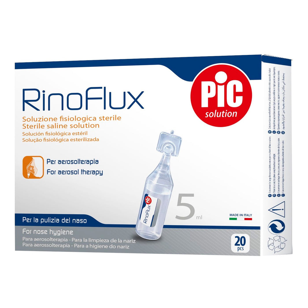 RinoFlux Soluzione Fisiologica 20 flaconcini 5ml