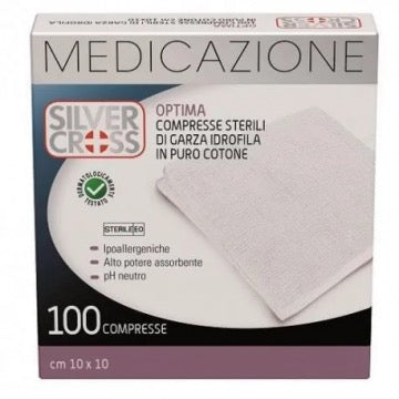 Optima Garza in Cotone 10x10cm 100 pezzi