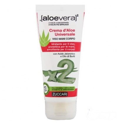 Aloevera2 Crema d'Aloe Universale Lenitiva Viso Mani Corpo 75ml