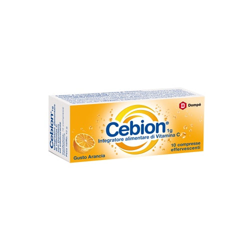 Cebion Vitamina C 1g 10 compresse effervescenti gusto Arancia