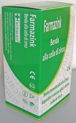 Farmazink Benda rigida alla colla di zinco 10x5cm