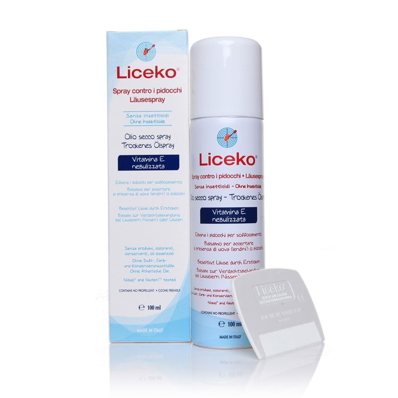 Liceko Spray Contro I Pidocchi con Vitamina e 100ml