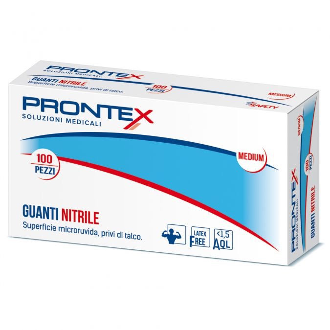 Guanti in Nitrile senza polvere 100 pezzi