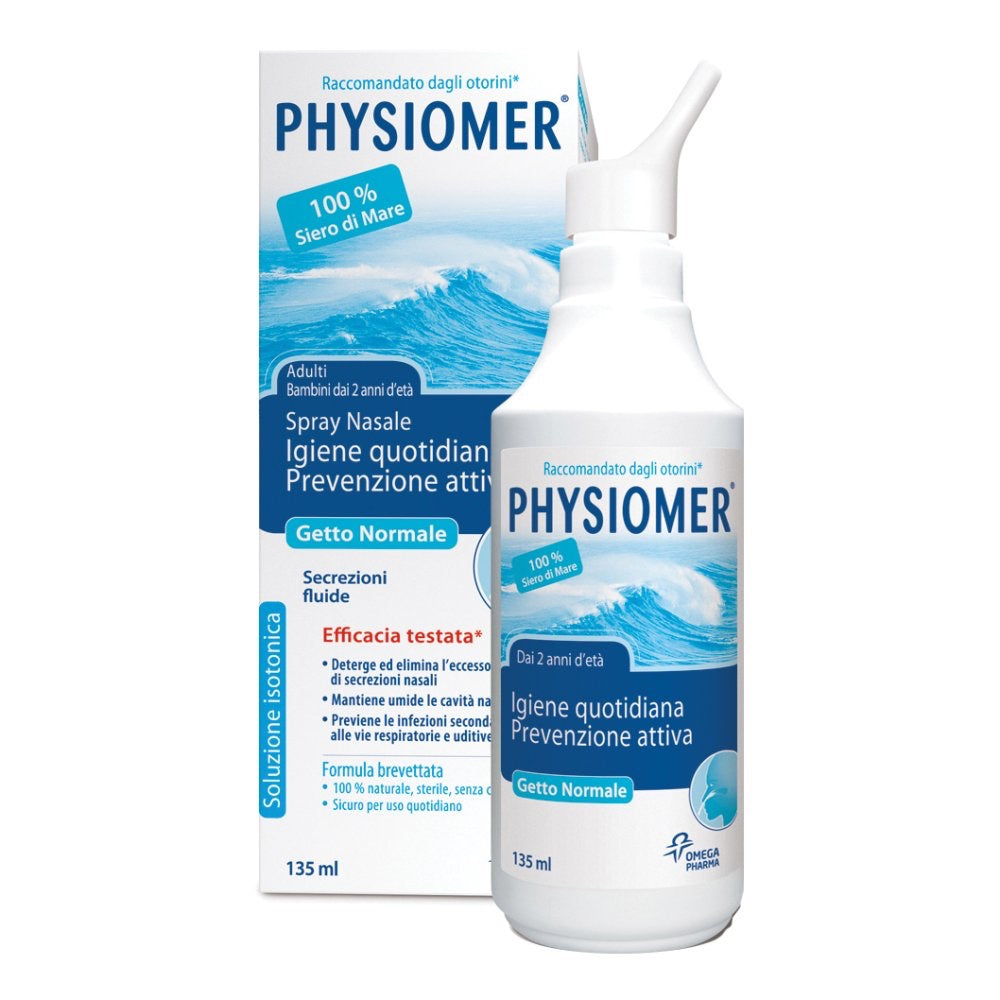 Physiomer Csr Spray per L'Igiene del Naso Getto Normale 135ml