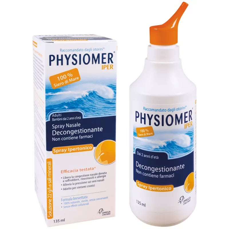 Physiomer Csr Spray Ipertonico Nasale Decongestionante 135ml