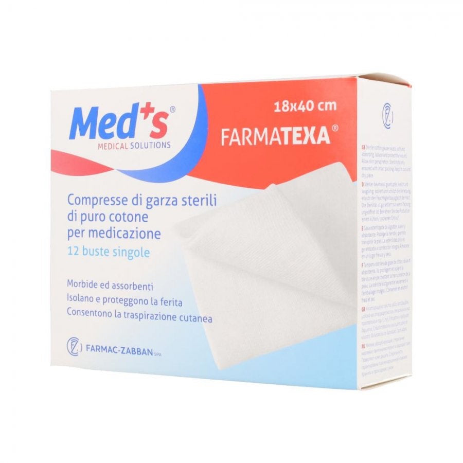 Garza Sterile in puro cotone 12 buste 18x40cm