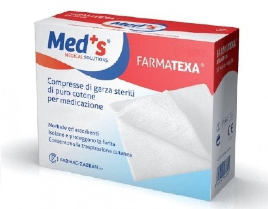 FarmaTexa Compresse Sterili di Garza idrofila 20x20cm 25 pezzi